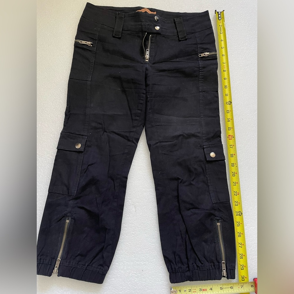 Arden B. Womens Size 4 3/4Pants Zipper Side Pockets Cotton Capris